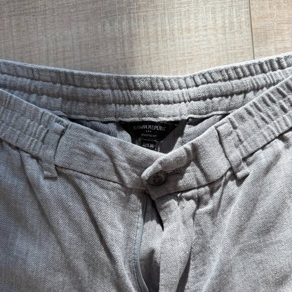 Banana Republic Mens Linen Pants 32x32 - Picture 2 of 4